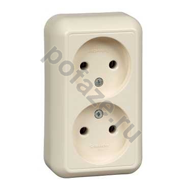 Schneider Electric Wessen 16А, б/з, бежевый IP20