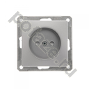 Schneider Electric Wessen 16А, б/з, со штор., хром IP20