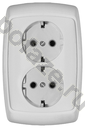 Schneider Electric Wessen 16А, с/з, белый IP20