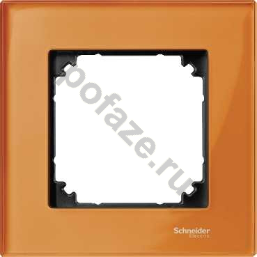 Рамка Schneider Electric Merten SM M-Elegance 1 пост, оранжевый IP20