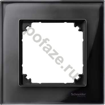 Рамка Schneider Electric Merten SM M-Elegance 1 пост, черный IP20