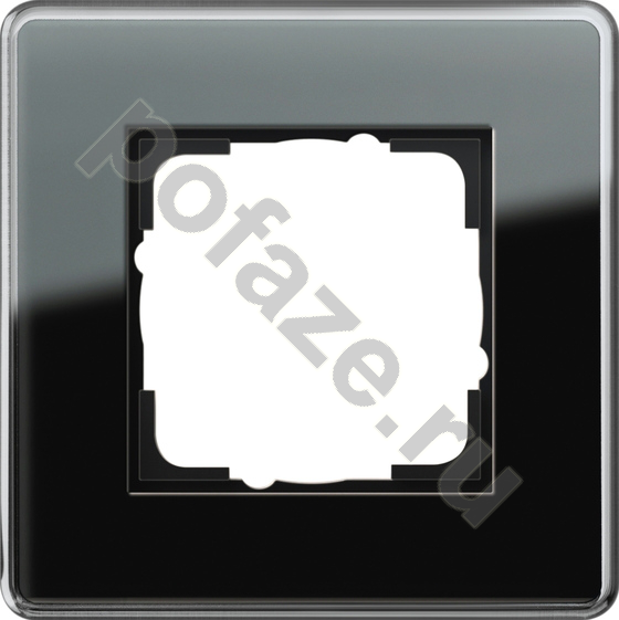 Рамка Gira ESP Glass C 1 пост, черный IP20