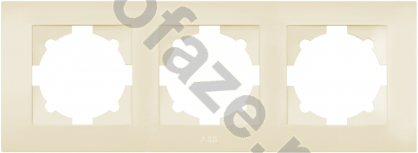 ABB Cosmo 3 поста, кремово-белый IP20