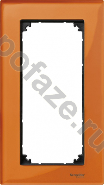 Рамка Schneider Electric Merten SM M-Elegance 1 пост, оранжевый IP20