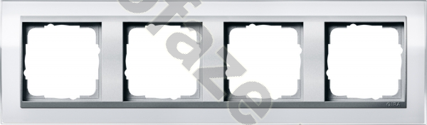 Рамка Gira EV CL 4 поста, белый IP20