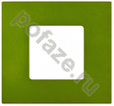 Simon 27 1 пост, зеленый IP20