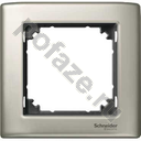 Schneider Electric 1 пост, серебро IP20