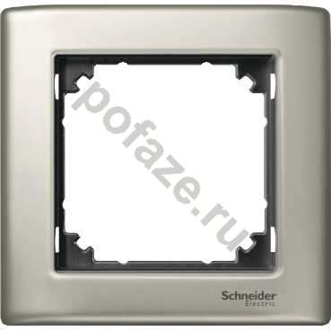 Schneider Electric 1 пост, серебро IP20