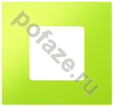 Simon 27 1 пост, зеленый IP20