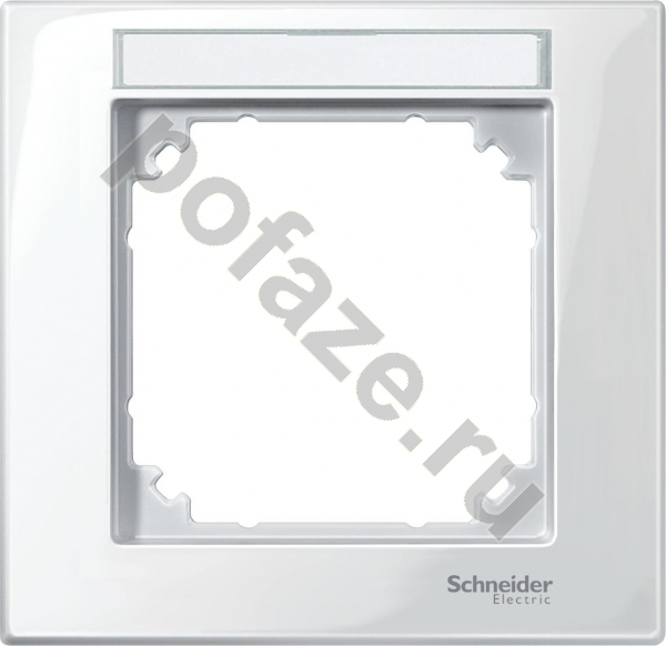 Рамка Schneider Electric Merten SM M-Plan 1 пост, белый IP20