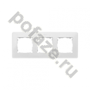 Simon 82 Detail 3 поста, белый IP20