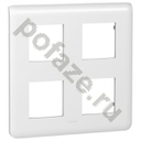 Legrand Mosaic 4 поста, белый