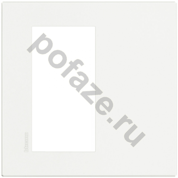 Рамка вертикальная Bticino Axolute 1 пост, белый IP20