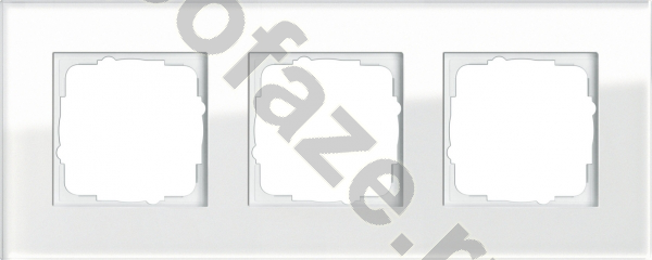 Рамка Gira ESP 3 поста, белый IP21