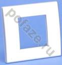 Bticino Light 1 пост, серебро IP20