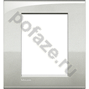 Bticino LivingLight 1 пост, серебро IP20