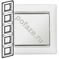 Legrand Valena Classic 5 постов, белый