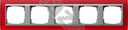 Gira EV 5 постов, красный IP21