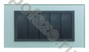 Simon S82C 8 постов, естественный цвет IP20