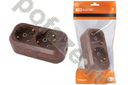 TDM ELECTRIC Эко 2 гнезда 16А IP20