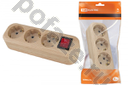 TDM ELECTRIC Эко 3 гнезда 16А IP20
