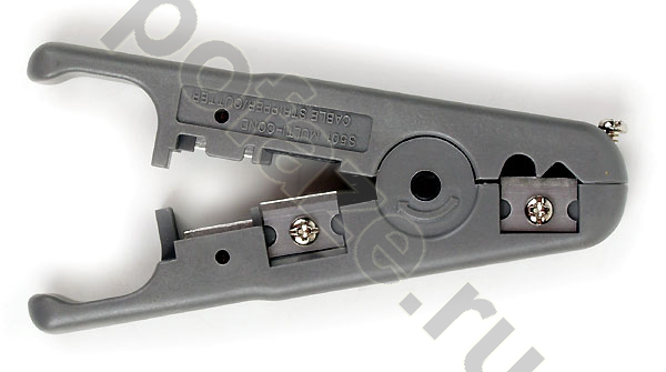 Инструмент для зачистки и обрезки кабеля витая пара Hyperline HT-S501A 3.2-9мм