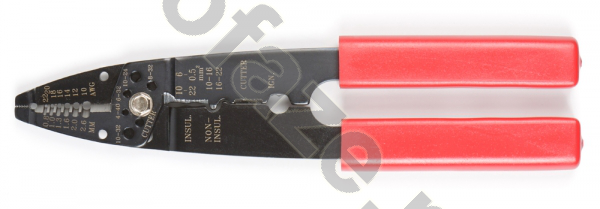 Инструмент для зачистки и обрезки кабелей Hyperline HT-203 0.5-6мм