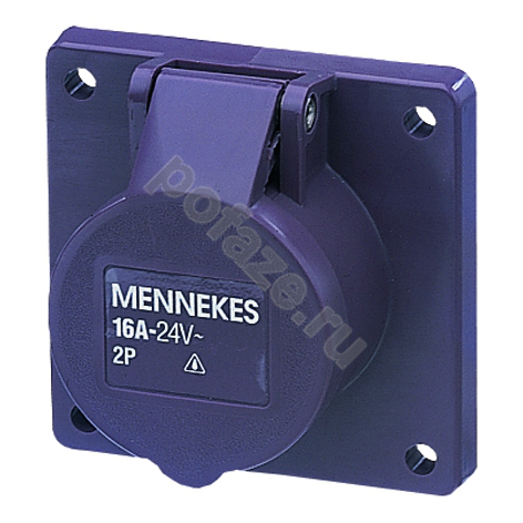 Розетка панельная Mennekes 16А 3П 20-25В IP44