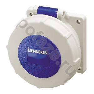 Розетка панельная Mennekes 16А 4П 220-230В 9ч IP67