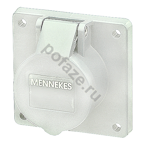 Розетка панельная Mennekes 32А 3П 40-50В 12ч IP44