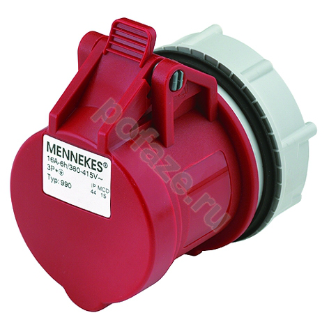 Mennekes 16А 4П 400В 6ч IP44