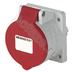 Розетка панельная Mennekes 32А 3П 400В 9ч IP44