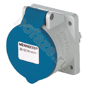 Розетка панельная Mennekes 16А 4П 220-230В 9ч IP44