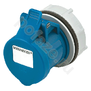 Розетка панельная Mennekes 16А 3П 220-230В 6ч IP44