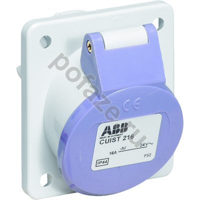 Розетка панельная ABB CUIT232-10 32А 2П 50В DC IP44