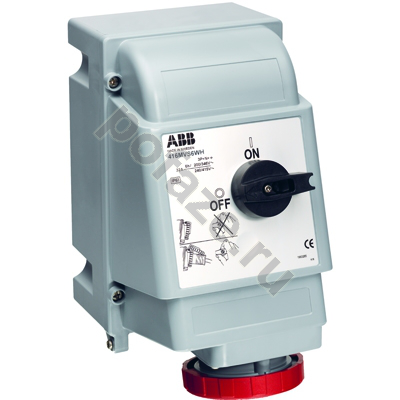 ABB 316MVS6W 16А 3П+З 400-440В 6ч IP67