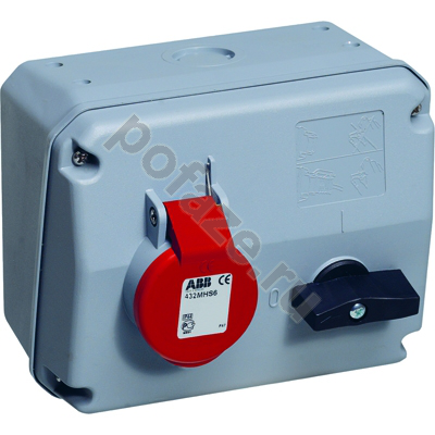 ABB CEWE 16А 3П+Н+З 380В 6ч IP44