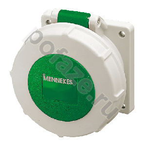 Розетка панельная Mennekes 32А 4П 50-500В 10ч IP67