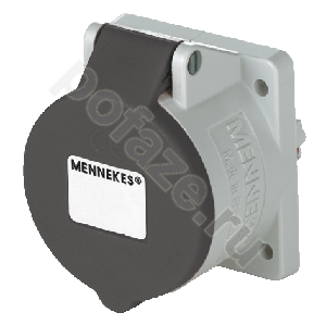 Розетка панельная Mennekes 32А 5П 500В 7ч IP44