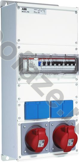 Бокс с розетками ABB M32/2JFB IP44