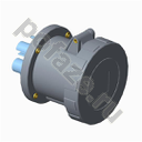 ABB 2125RU1W 125А 2П+З 1ч IP67