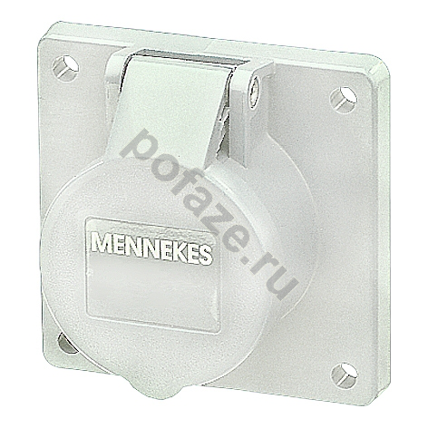 Розетка панельная Mennekes 32А 2П 40-50В 12ч IP44