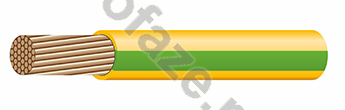 Провод установочный ПуГВ 2.5 желто-зеленый