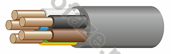 Кабель силовой NUM (NYM)-J 5х1.5