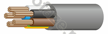 Кабель силовой NUM (NYM)-J 5х16