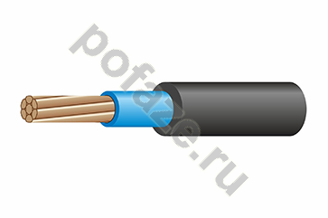 Кабель силовой ВВГнг-LS 1х95 голубой