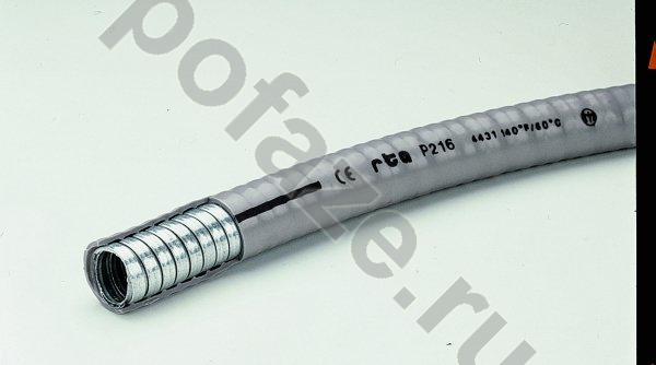 Металлорукав Legrand RTA-P2 12мм в ПВХ, серый