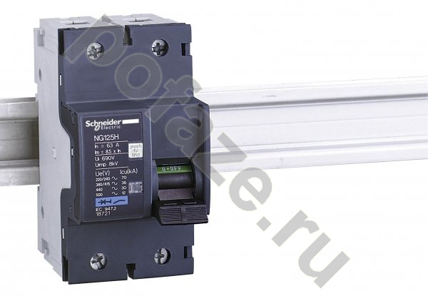 Автоматический выключатель Schneider Electric Acti 9 NG125H 1П+Н 40А (C) 70кА