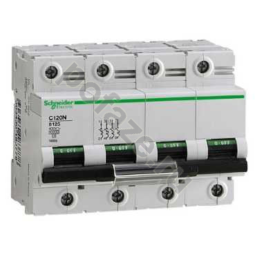 Автоматический выключатель Schneider Electric C120N 3П+Н 100А (D) 10кА