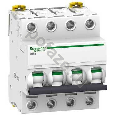 Автоматический выключатель Schneider Electric Acti 9 iC60N 4П 10А (B) 6кА